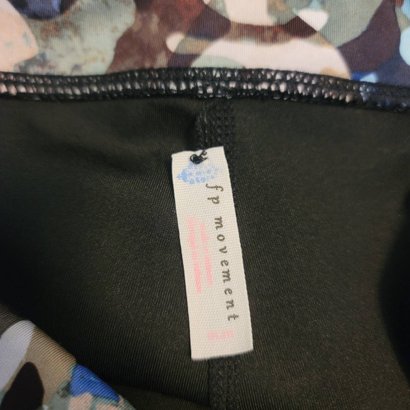 Free People Movement Long Line Multi Color Shorts Leggings Medium - Picture 4 of 5